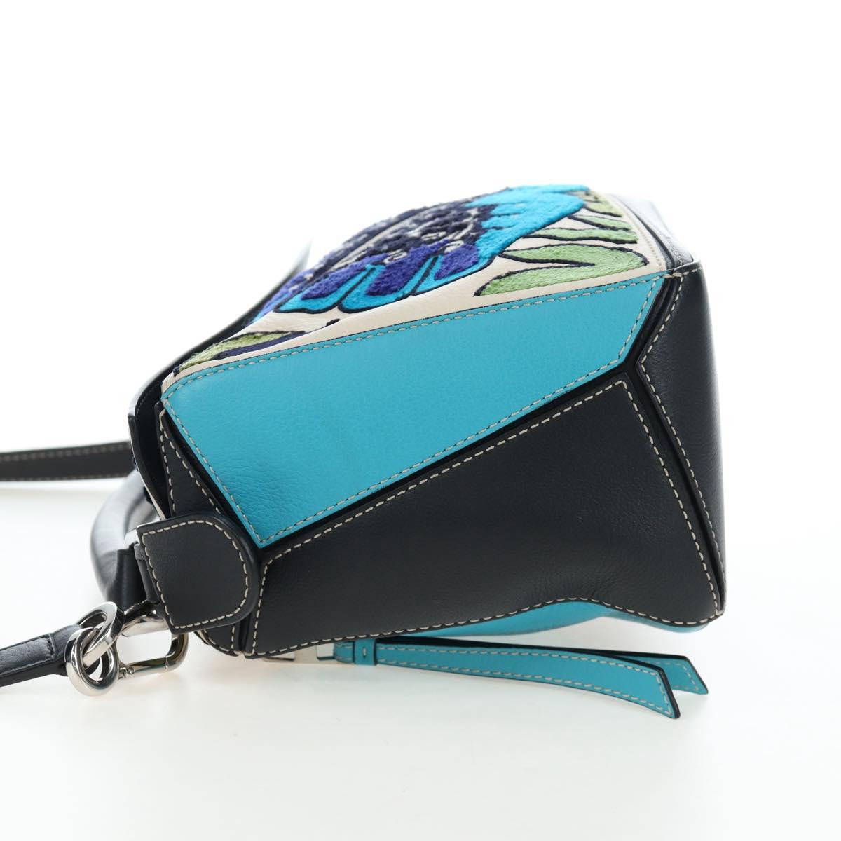 LOEWE Puzzle Bag Leather William De Morgan Collaboration 2way Auth 191481SM