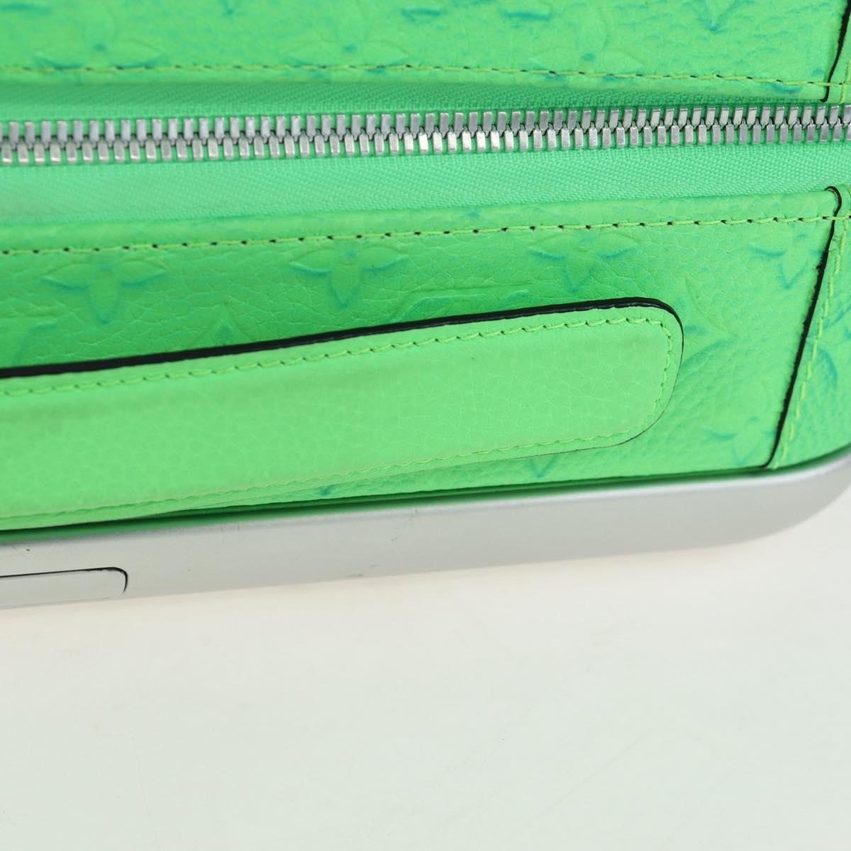 LOUIS VUITTON Taurillon Clemence Illusion Horizon 50 Suitcase Auth 191482SM