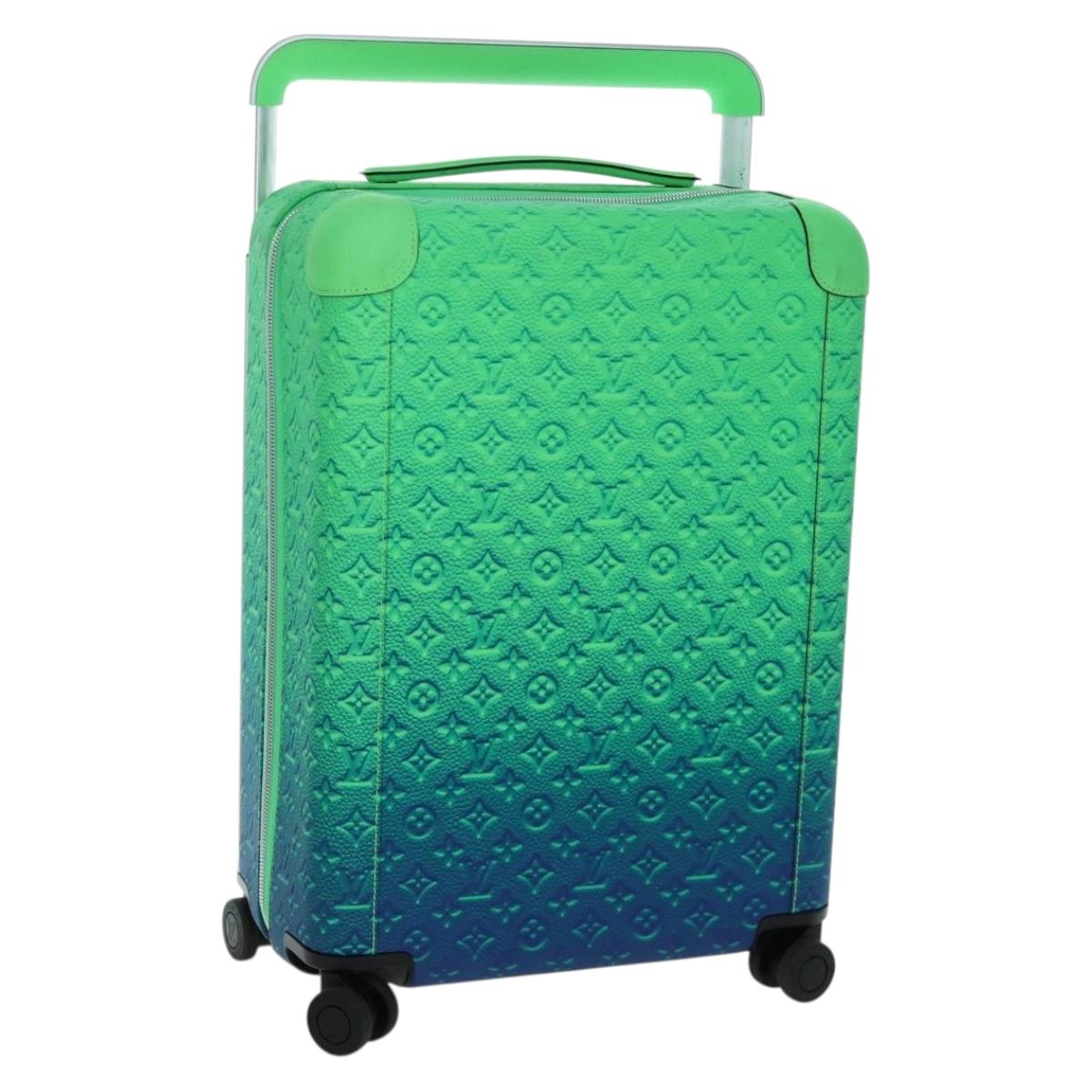 LOUIS VUITTON Taurillon Clemence Illusion Horizon 50 Suitcase Auth 191482SM