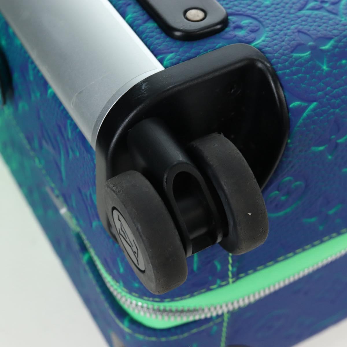 LOUIS VUITTON Taurillon Clemence Illusion Horizon 50 Suitcase Auth 191482SM
