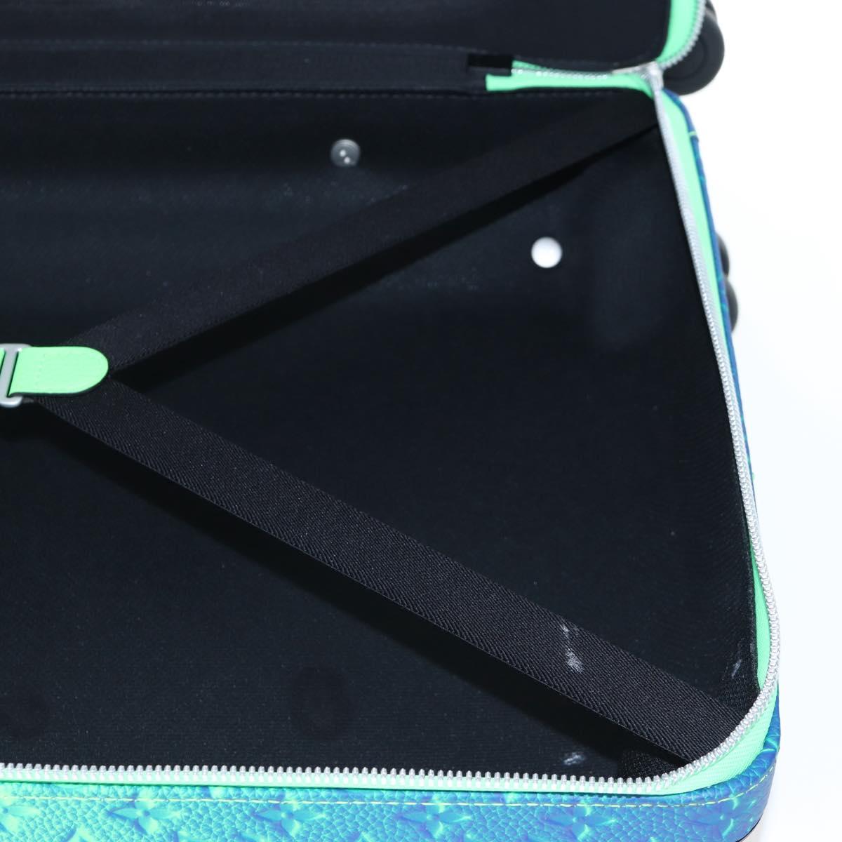 LOUIS VUITTON Taurillon Clemence Illusion Horizon 50 Suitcase Auth 191482SM