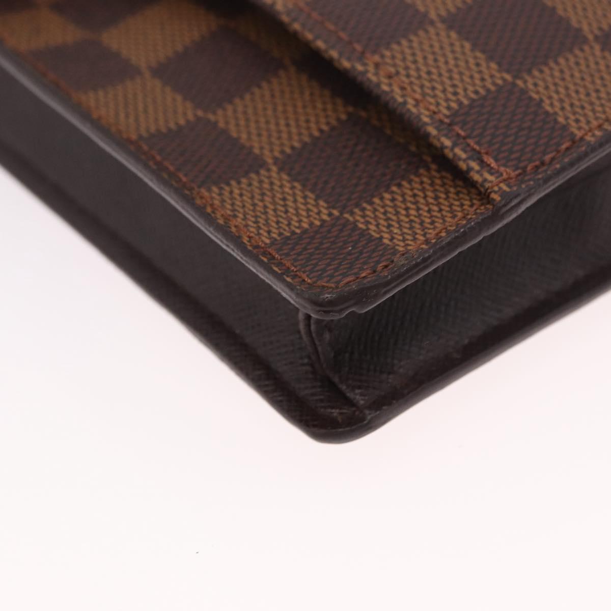 LOUIS VUITTON Damier Ebene Pimlico Shoulder Bag N45272 LV Auth 191489A