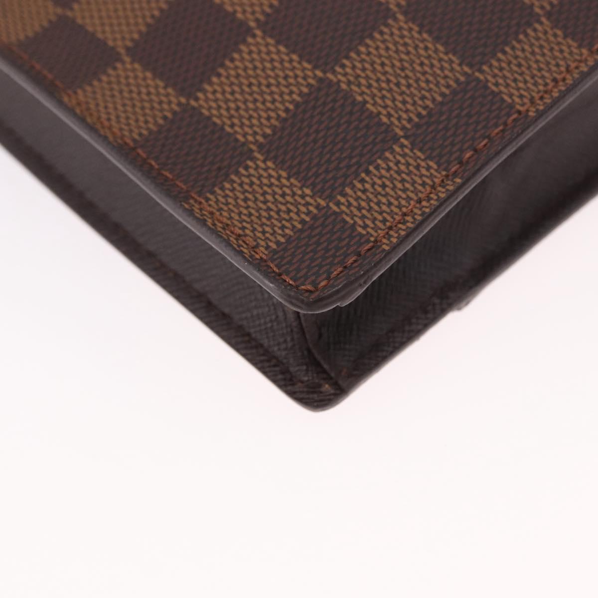 LOUIS VUITTON Damier Ebene Pimlico Shoulder Bag N45272 LV Auth 191489A