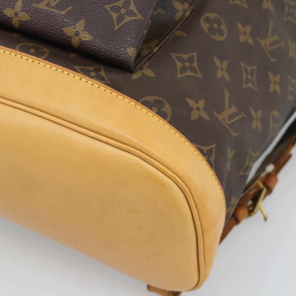 LOUIS VUITTON Monogram Montsouris GM Backpack M51135 LV Auth 191496