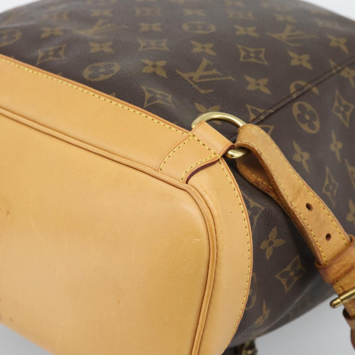 LOUIS VUITTON Monogram Montsouris GM Backpack M51135 LV Auth 191496