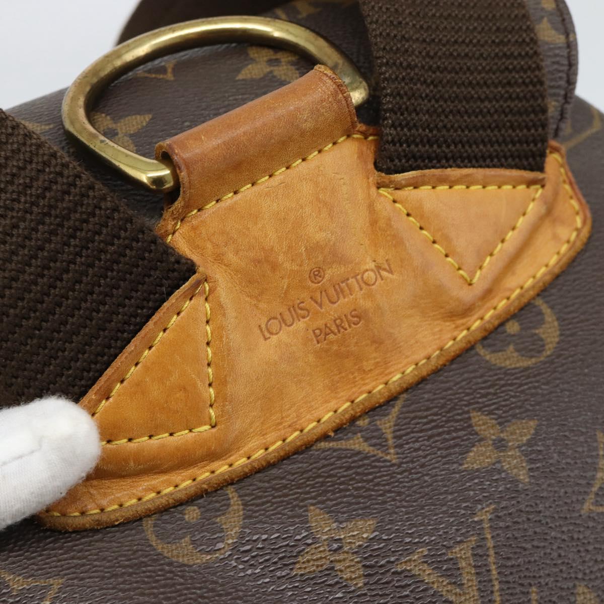 LOUIS VUITTON Monogram Montsouris GM Backpack M51135 LV Auth 191496