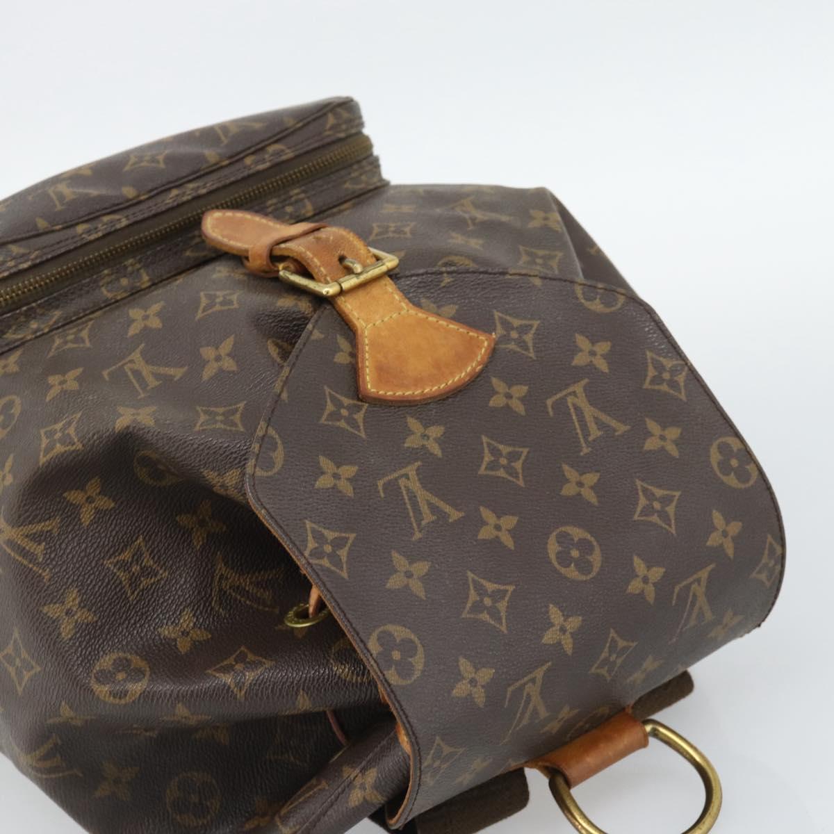 LOUIS VUITTON Monogram Montsouris GM Backpack M51135 LV Auth 191496