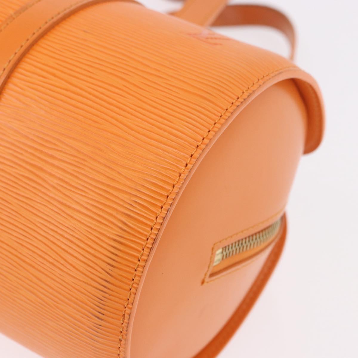 LOUIS VUITTON Epi Soufflot Hand Bag Orange M5222H LV Auth 191497A