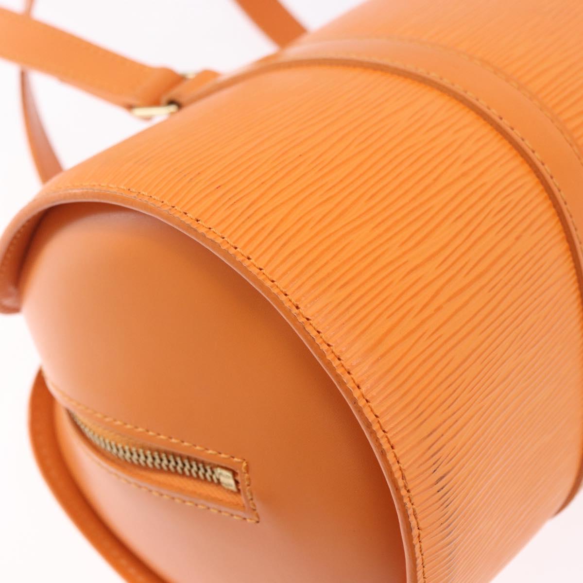 LOUIS VUITTON Epi Soufflot Hand Bag Orange M5222H LV Auth 191497A