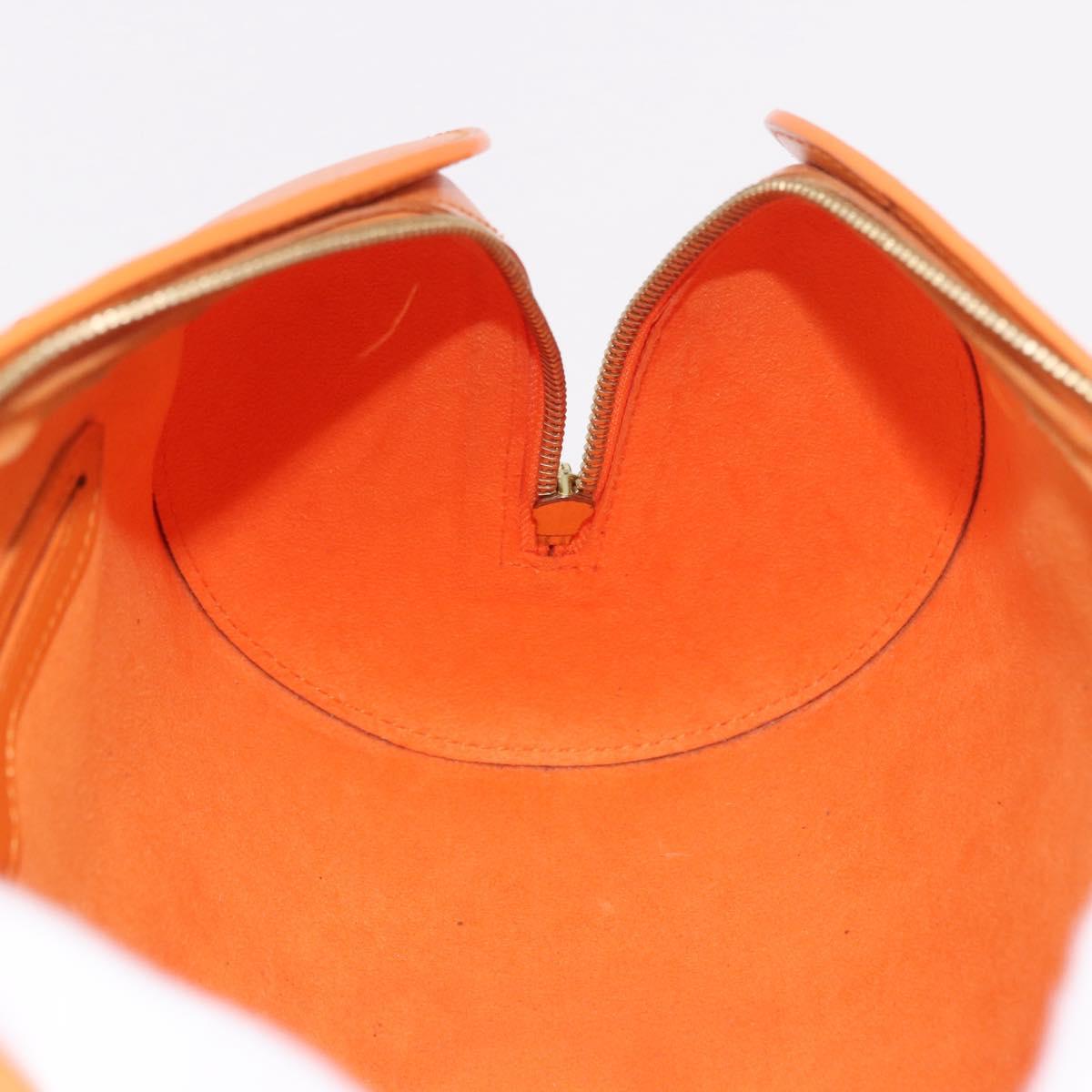 LOUIS VUITTON Epi Soufflot Hand Bag Orange M5222H LV Auth 191497A