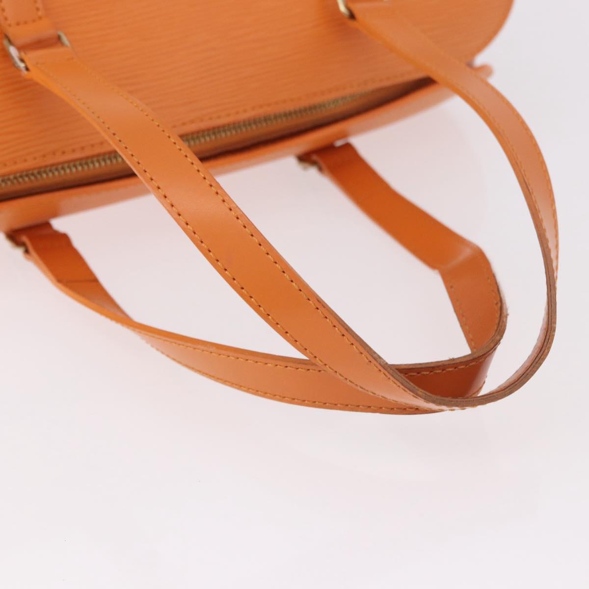 LOUIS VUITTON Epi Soufflot Hand Bag Orange M5222H LV Auth 191497A