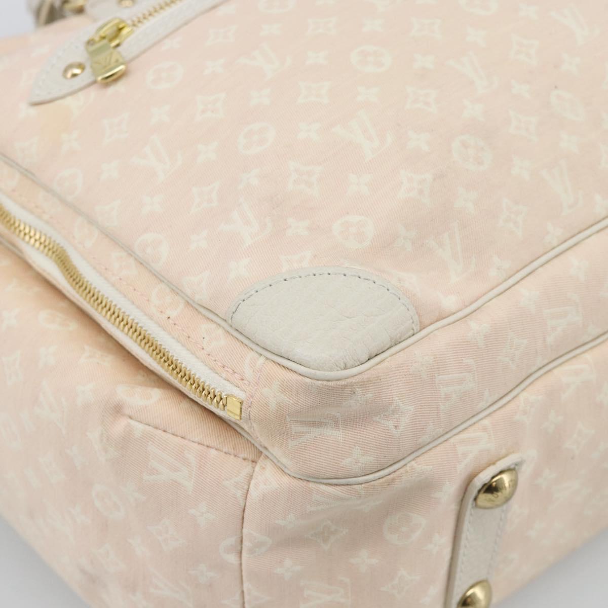 LOUIS VUITTON Monogram Mini Lin Sac Arange Shoulder Bag Rose M95255 Auth 191500