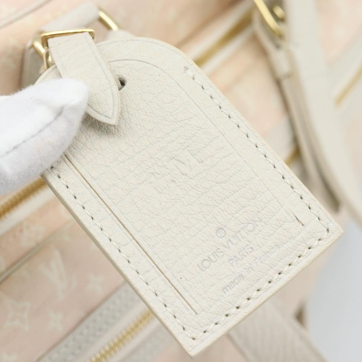 LOUIS VUITTON Monogram Mini Lin Sac Arange Shoulder Bag Rose M95255 Auth 191500