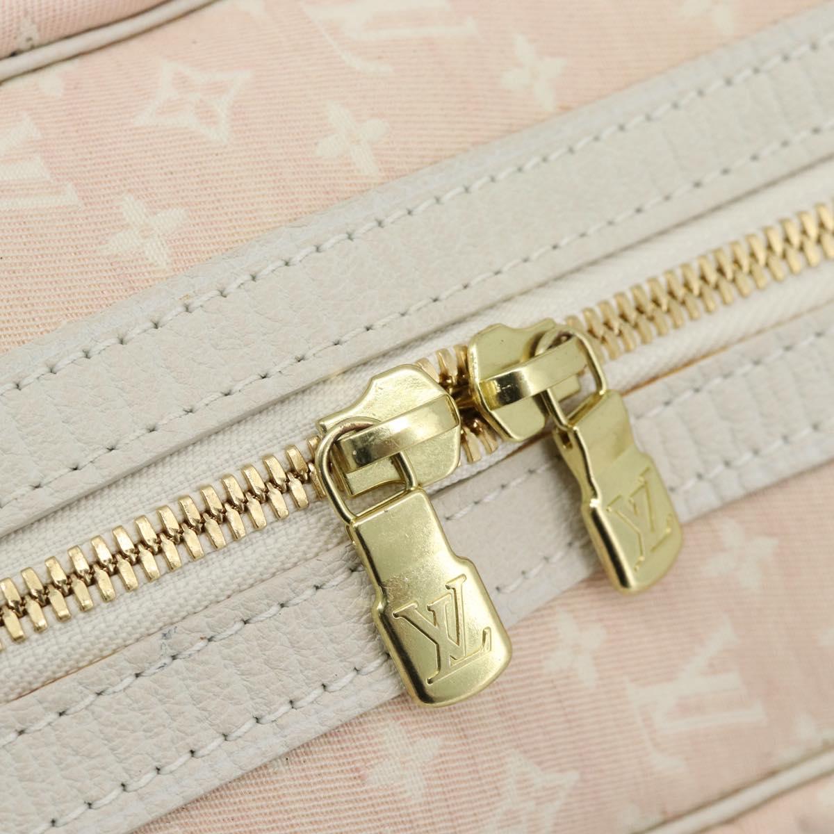 LOUIS VUITTON Monogram Mini Lin Sac Arange Shoulder Bag Rose M95255 Auth 191500