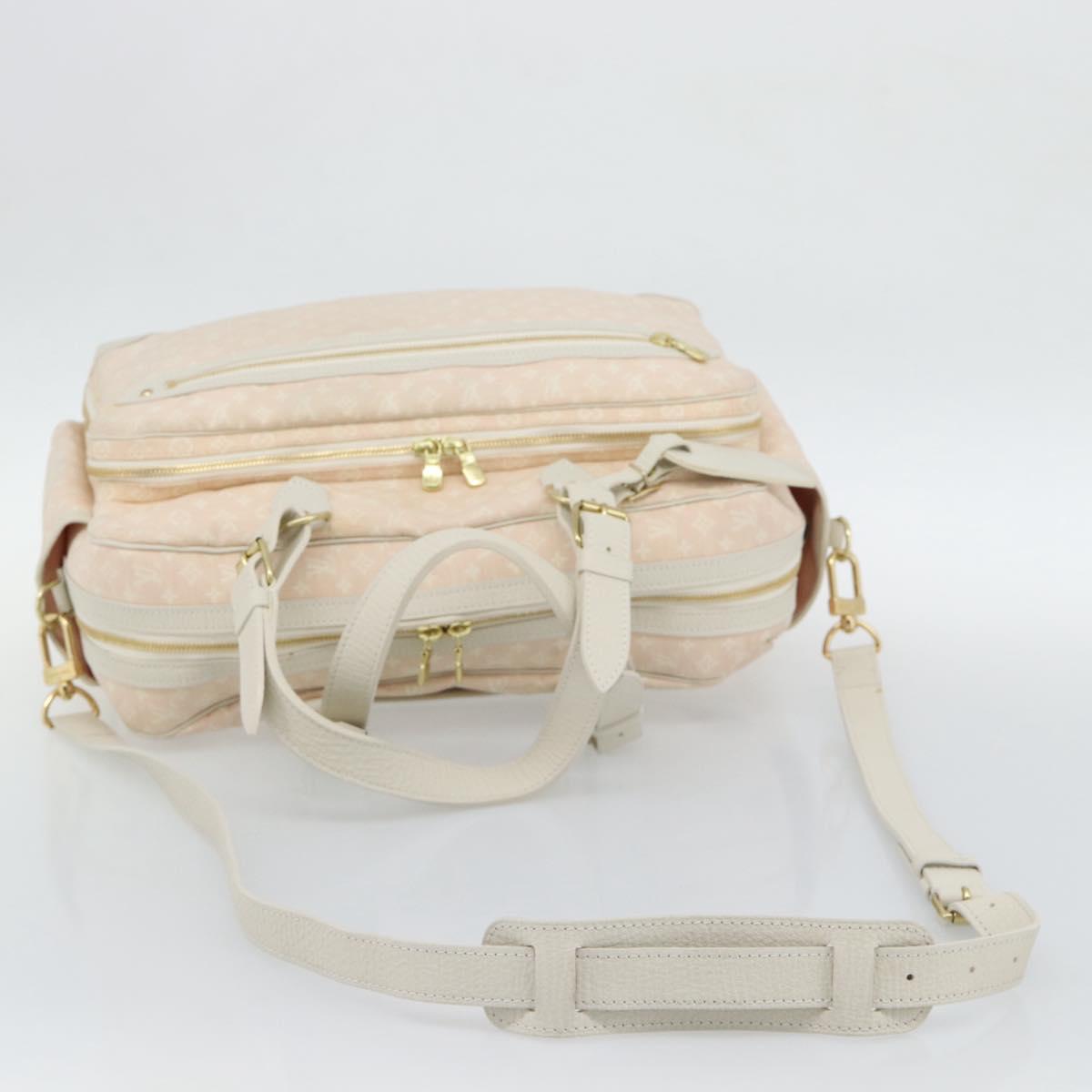 LOUIS VUITTON Monogram Mini Lin Sac Arange Shoulder Bag Rose M95255 Auth 191500