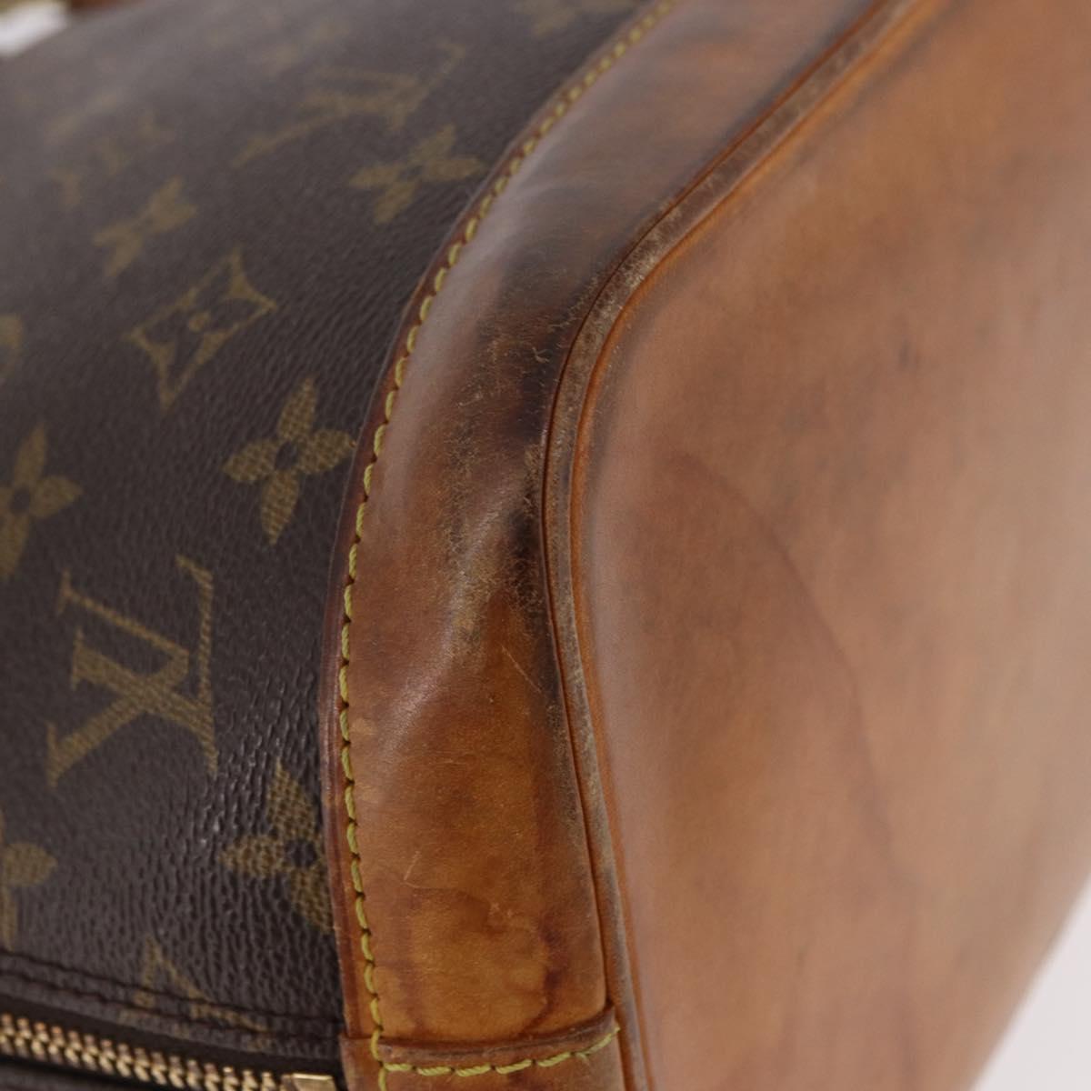 LOUIS VUITTON Monogram Alma Hand Bag M51130 LV Auth 191501