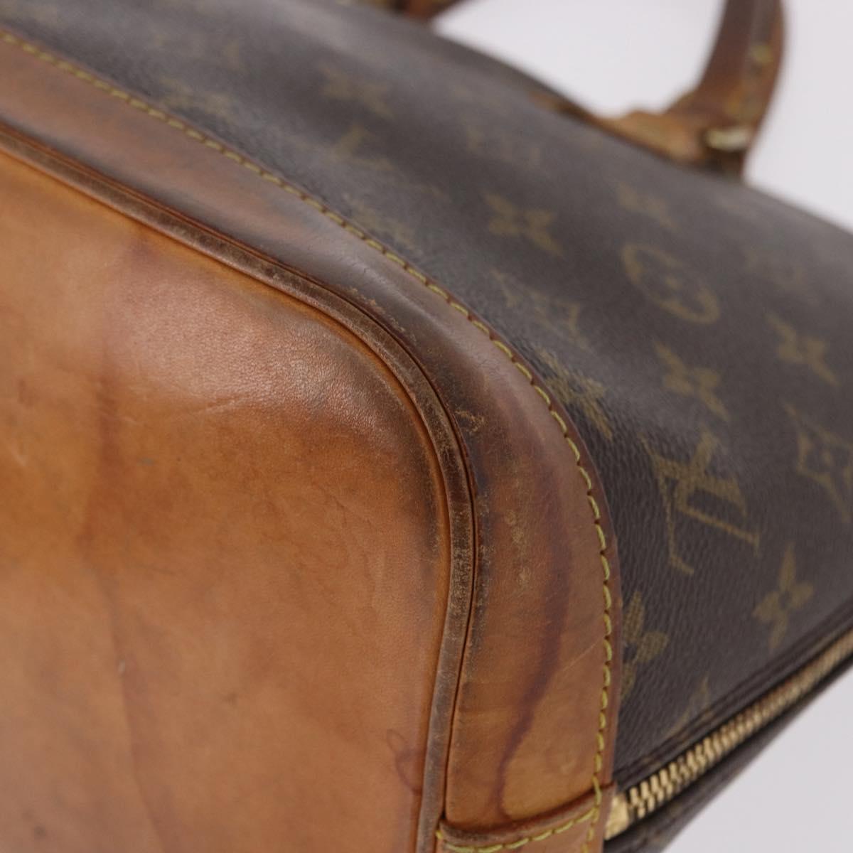 LOUIS VUITTON Monogram Alma Hand Bag M51130 LV Auth 191501