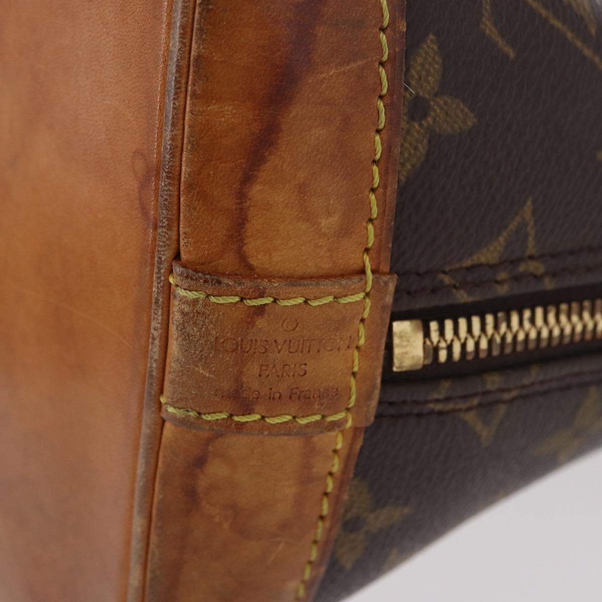 LOUIS VUITTON Monogram Alma Hand Bag M51130 LV Auth 191501