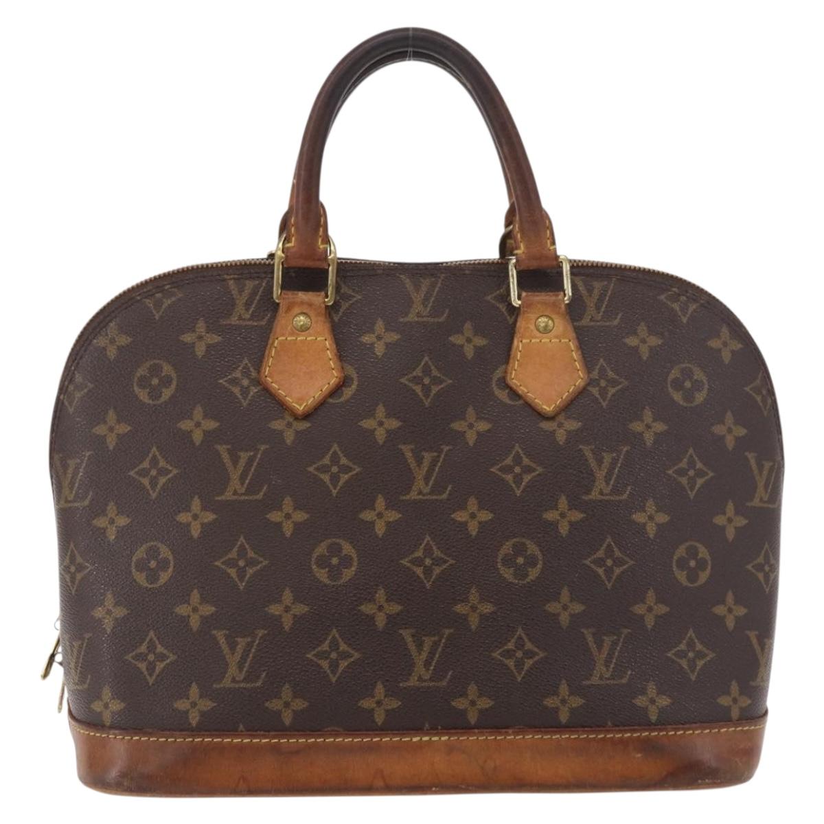 LOUIS VUITTON Monogram Alma Hand Bag M51130 LV Auth 191501