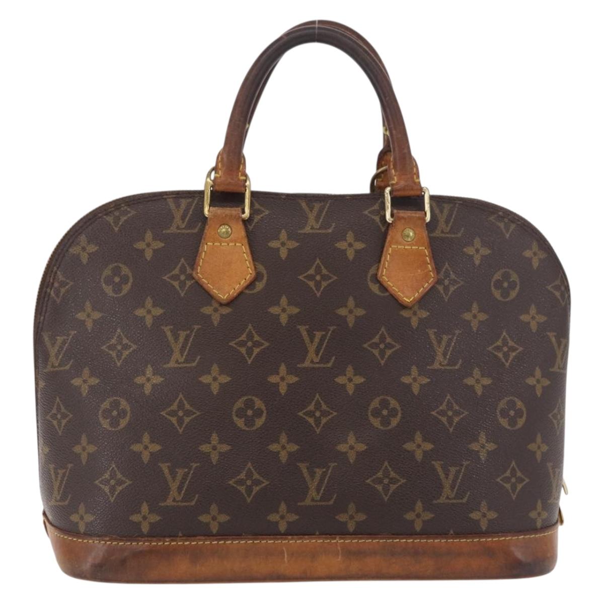 LOUIS VUITTON Monogram Alma Hand Bag M51130 LV Auth 191501