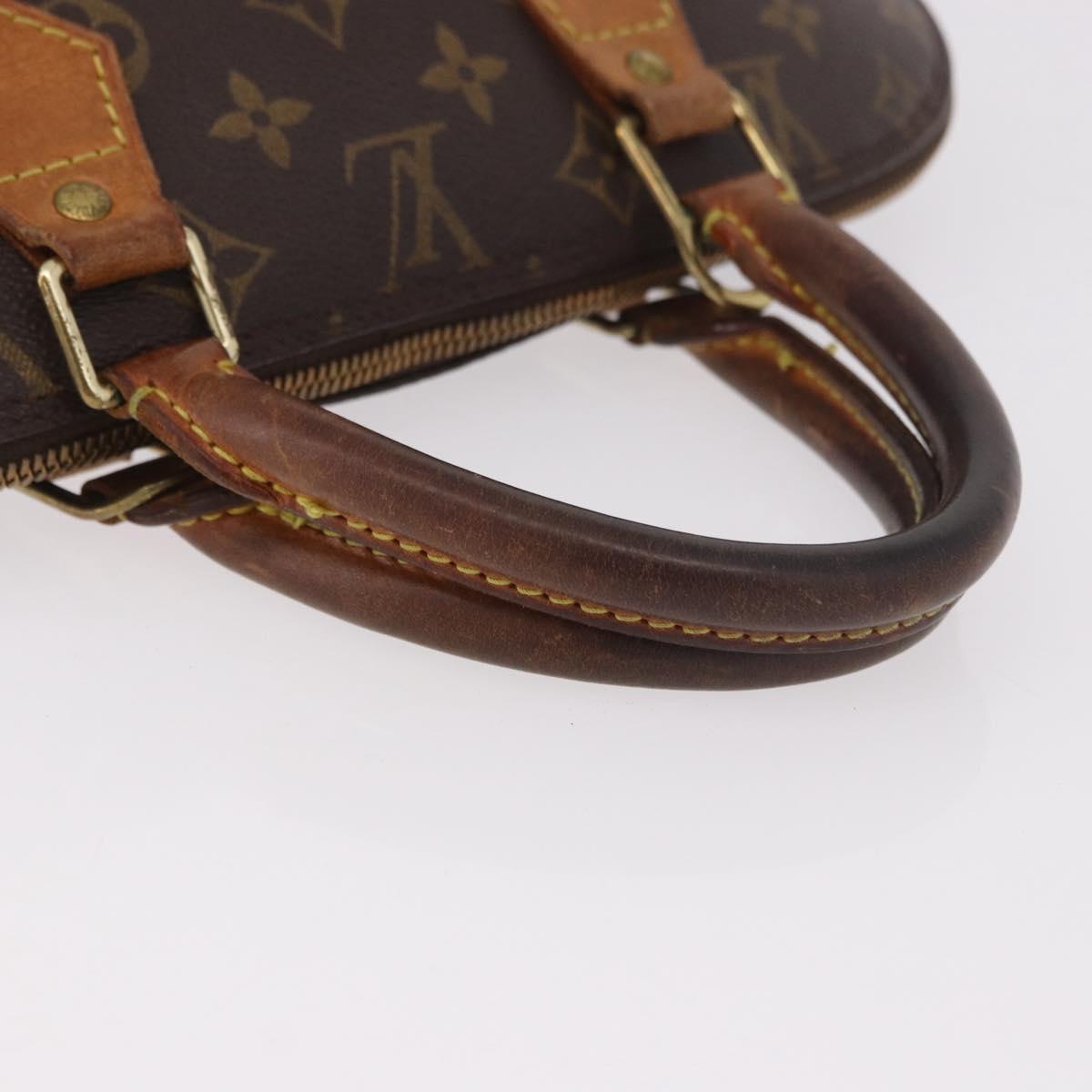 LOUIS VUITTON Monogram Alma Hand Bag M51130 LV Auth 191501
