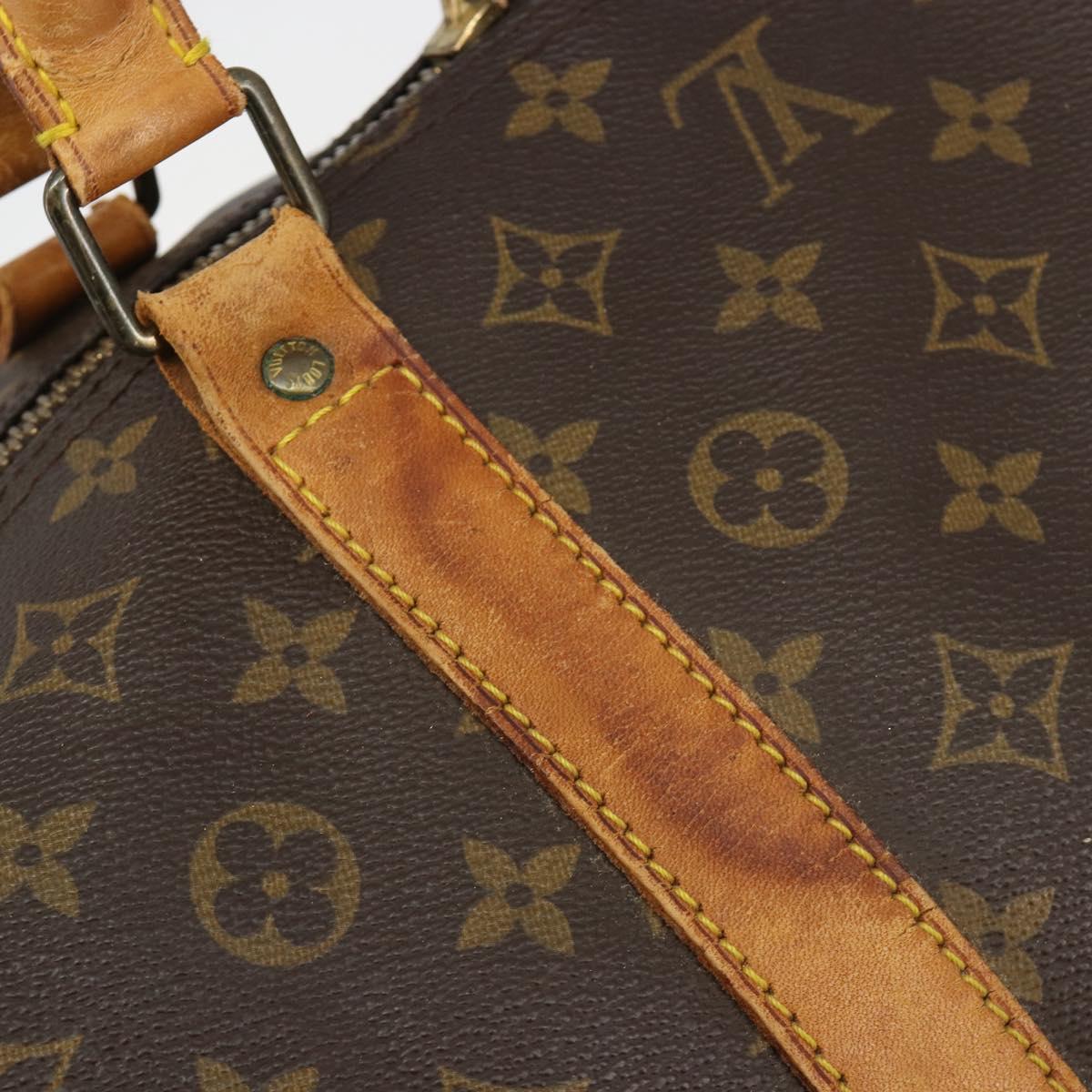 LOUIS VUITTON Monogram Keepall Bandouliere 60 Boston Bag M41412 LV Auth 191502