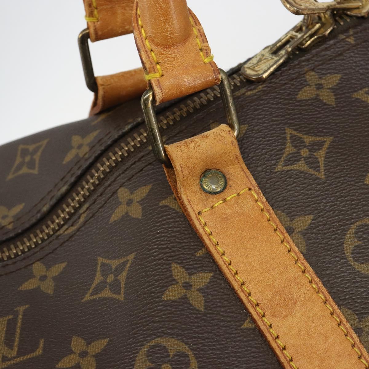 LOUIS VUITTON Monogram Keepall Bandouliere 60 Boston Bag M41412 LV Auth 191502