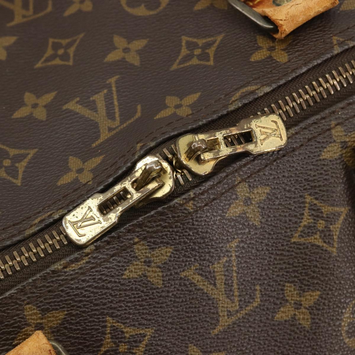 LOUIS VUITTON Monogram Keepall Bandouliere 60 Boston Bag M41412 LV Auth 191502