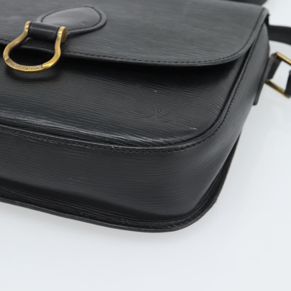 LOUIS VUITTON Epi Saint Cloud GM Shoulder Bag Black M52192 LV Auth 191506