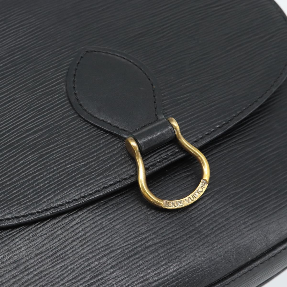 LOUIS VUITTON Epi Saint Cloud GM Shoulder Bag Black M52192 LV Auth 191506