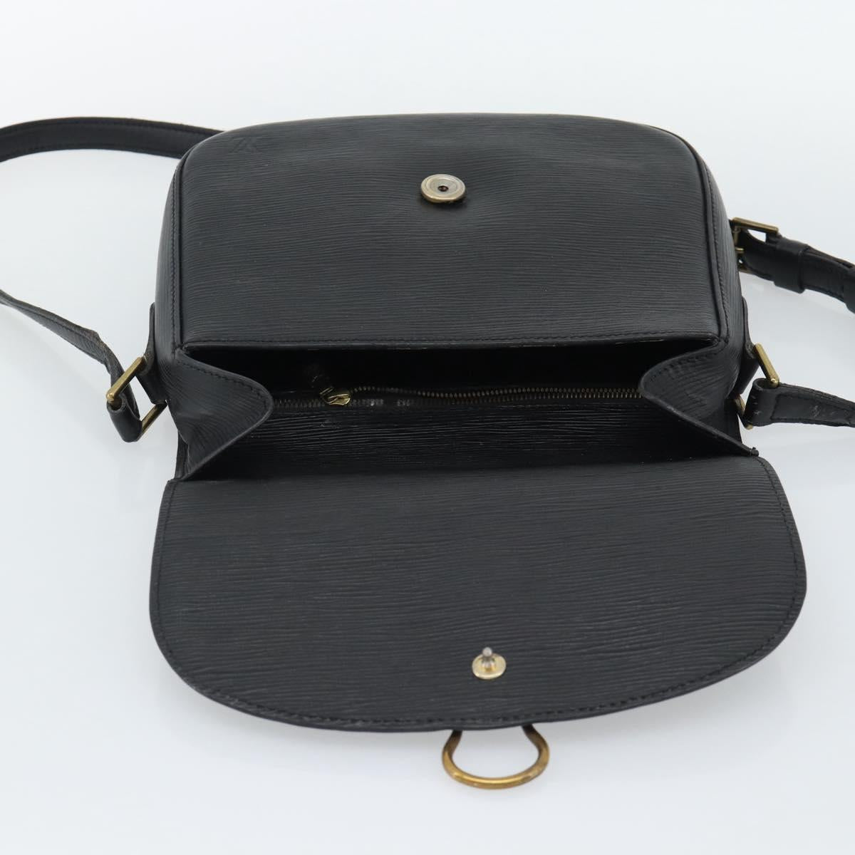 LOUIS VUITTON Epi Saint Cloud GM Shoulder Bag Black M52192 LV Auth 191506