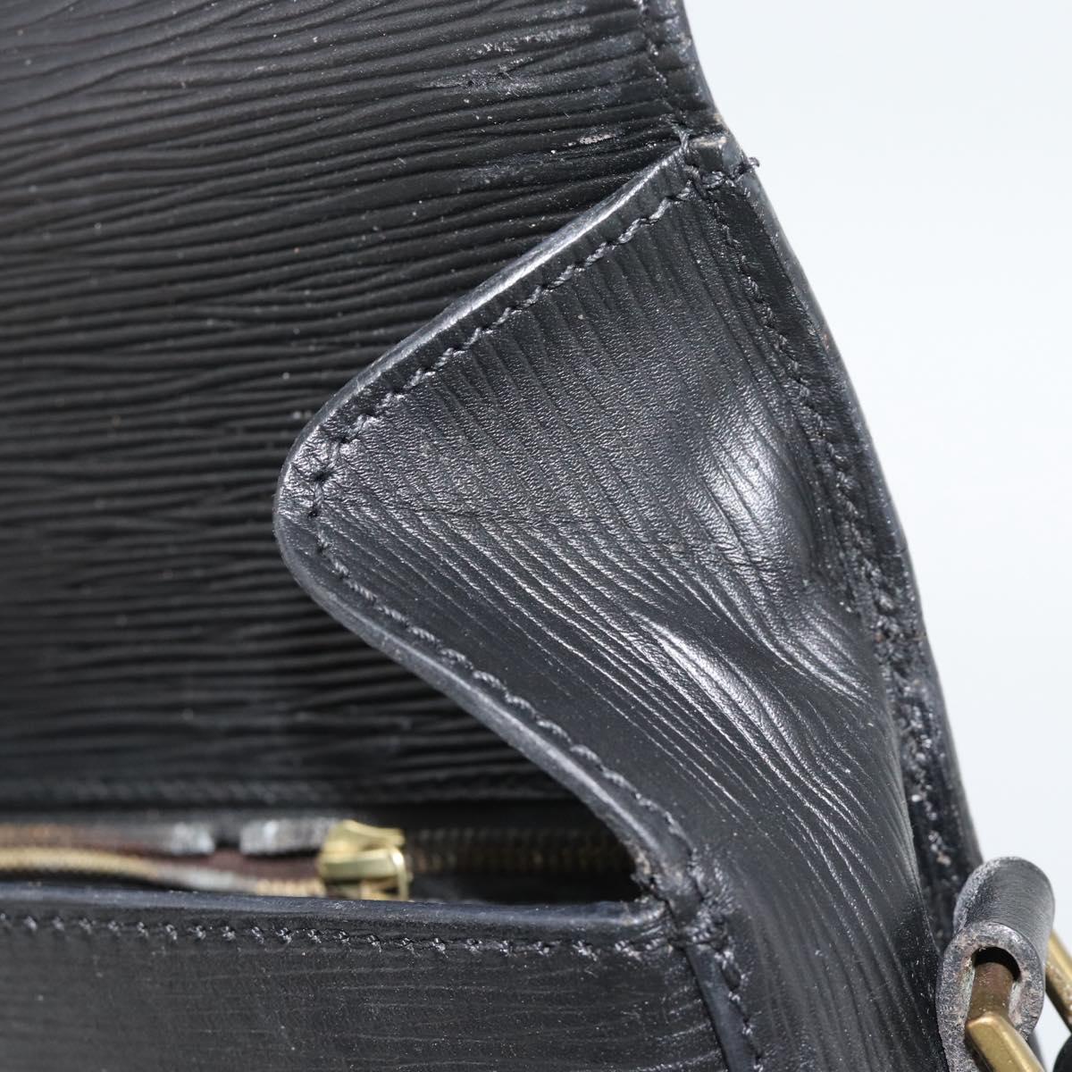 LOUIS VUITTON Epi Saint Cloud GM Shoulder Bag Black M52192 LV Auth 191506
