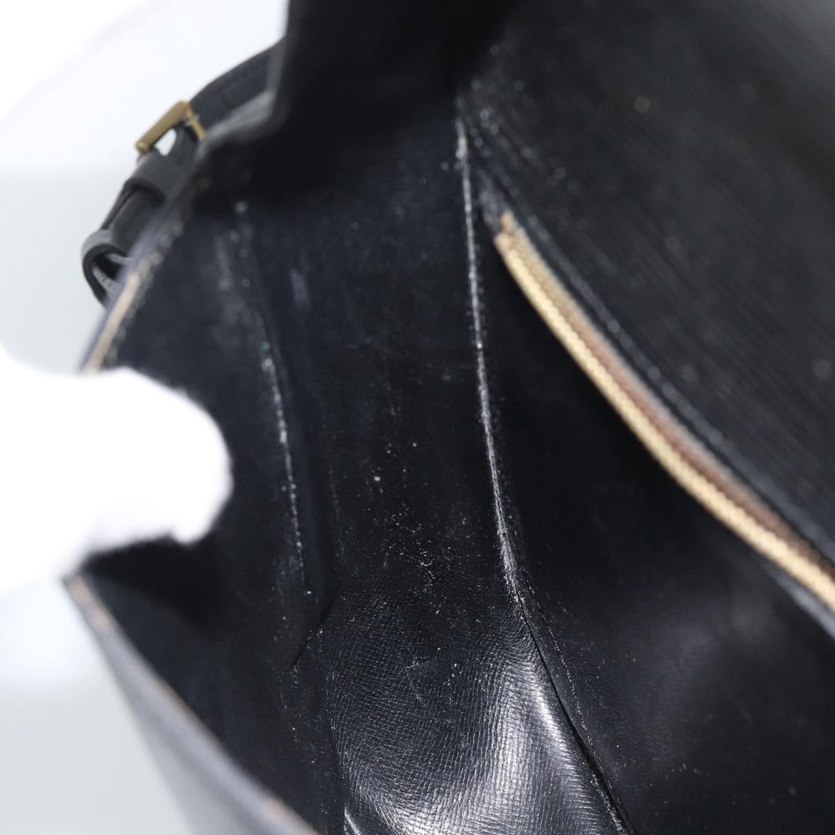 LOUIS VUITTON Epi Saint Cloud GM Shoulder Bag Black M52192 LV Auth 191506