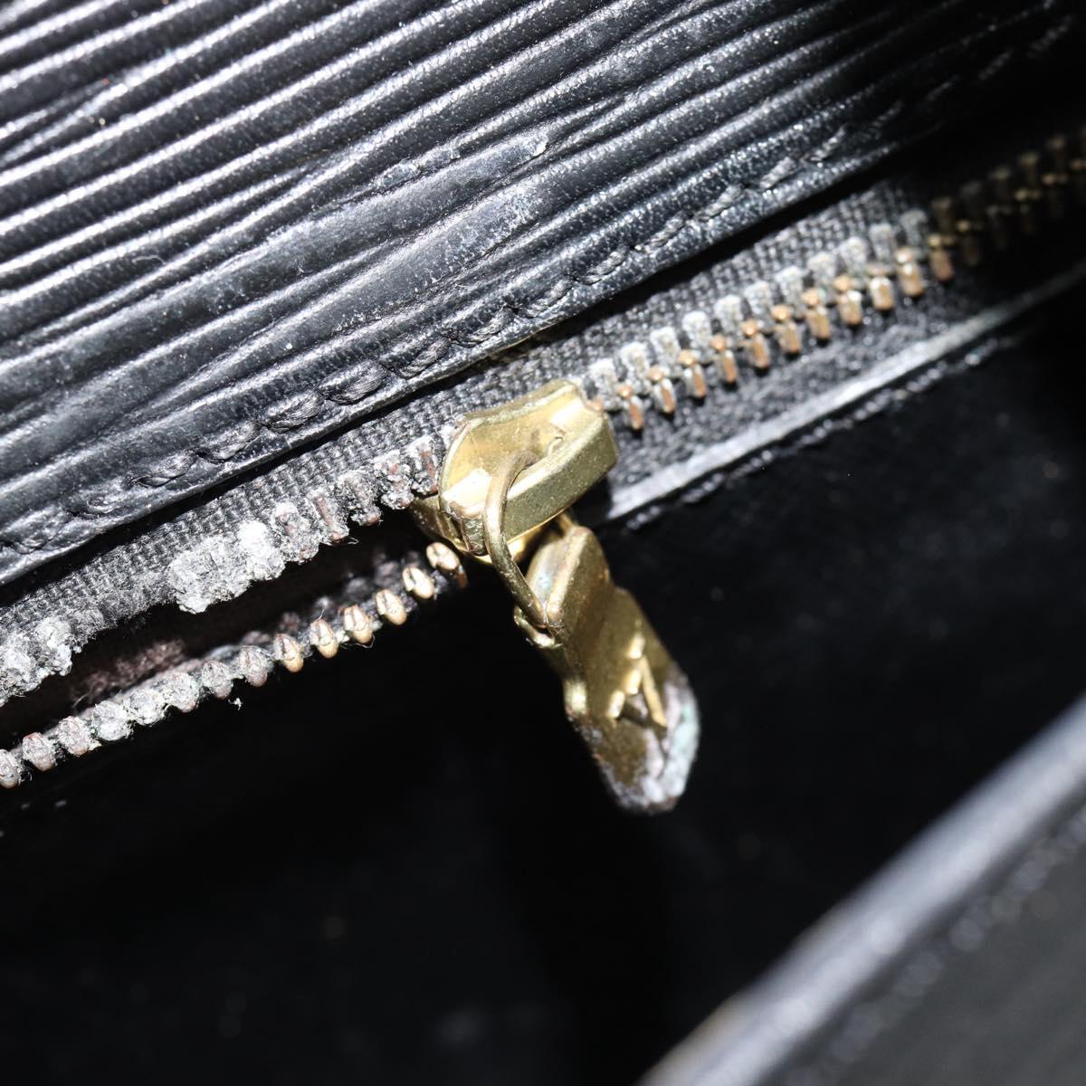 LOUIS VUITTON Epi Saint Cloud GM Shoulder Bag Black M52192 LV Auth 191506