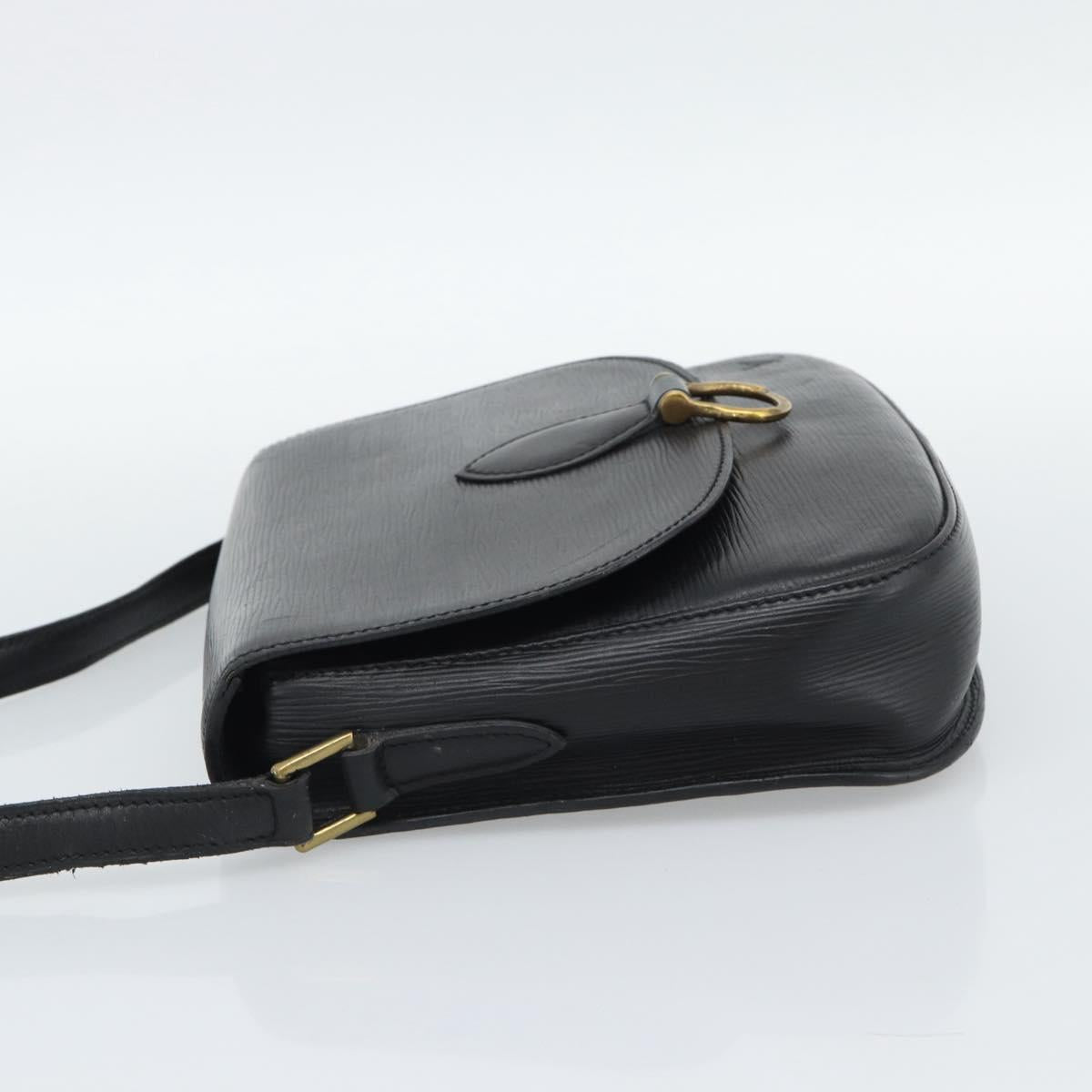 LOUIS VUITTON Epi Saint Cloud GM Shoulder Bag Black M52192 LV Auth 191506