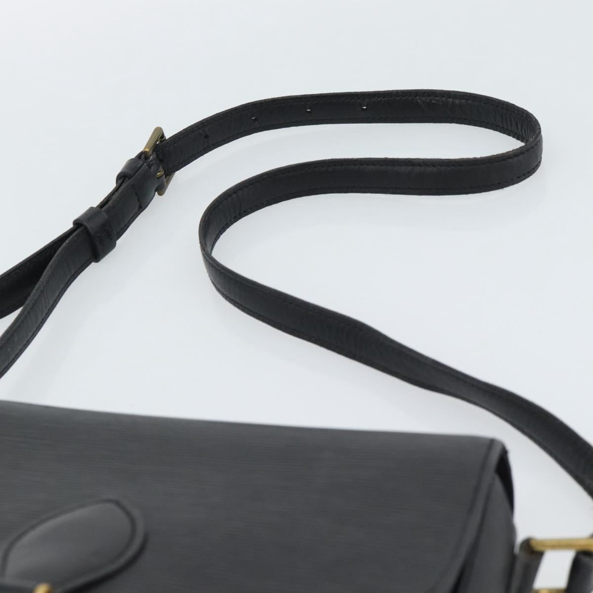 LOUIS VUITTON Epi Saint Cloud GM Shoulder Bag Black M52192 LV Auth 191506