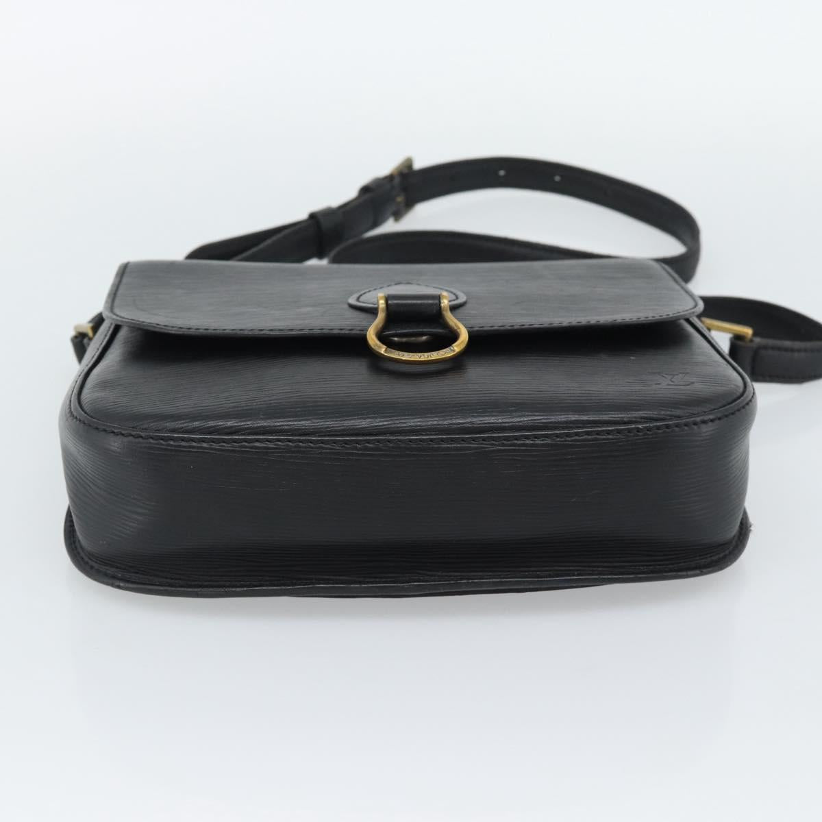 LOUIS VUITTON Epi Saint Cloud GM Shoulder Bag Black M52192 LV Auth 191506