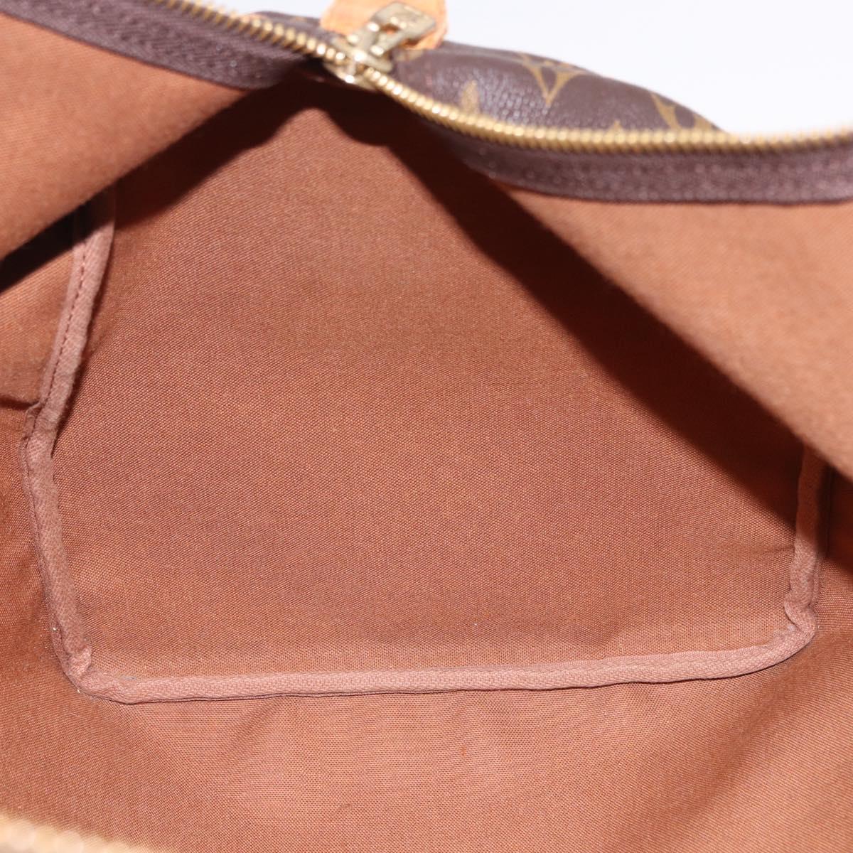 LOUIS VUITTON Monogram Keepall 55 Boston Bag M41424 LV Auth 191508