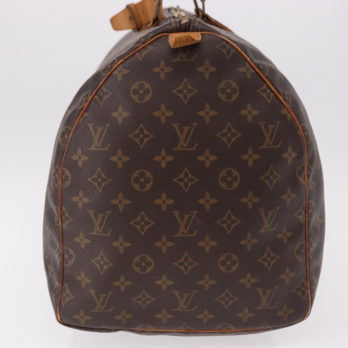 LOUIS VUITTON Monogram Keepall 55 Boston Bag M41424 LV Auth 191508