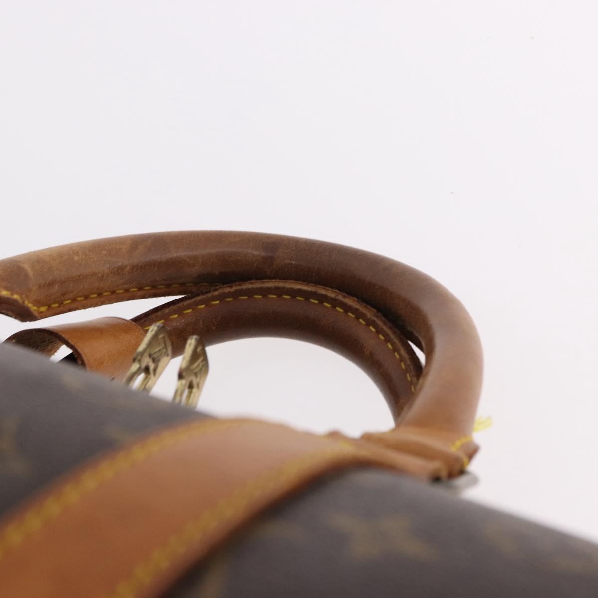 LOUIS VUITTON Monogram Keepall 55 Boston Bag M41424 LV Auth 191508
