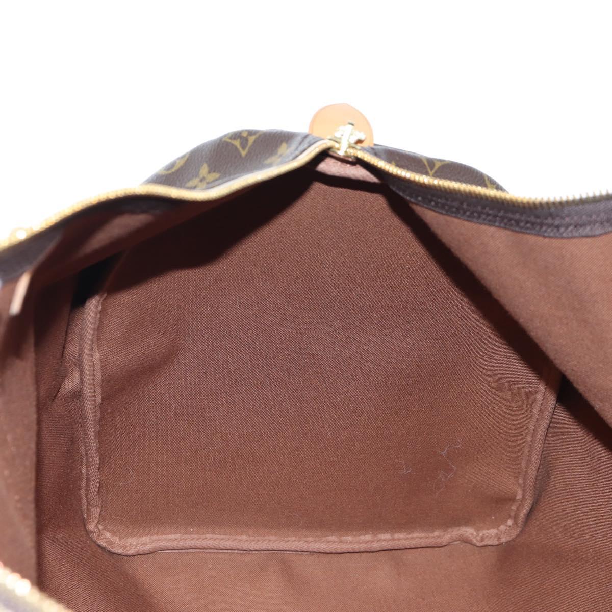 LOUIS VUITTON Monogram Keepall 55 Boston Bag M41424 LV Auth 191509V