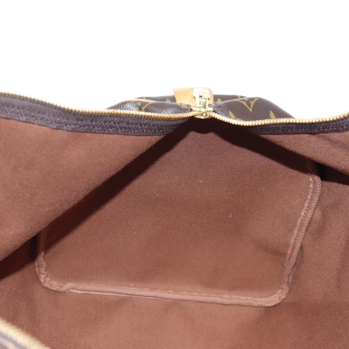 LOUIS VUITTON Monogram Keepall 55 Boston Bag M41424 LV Auth 191509V