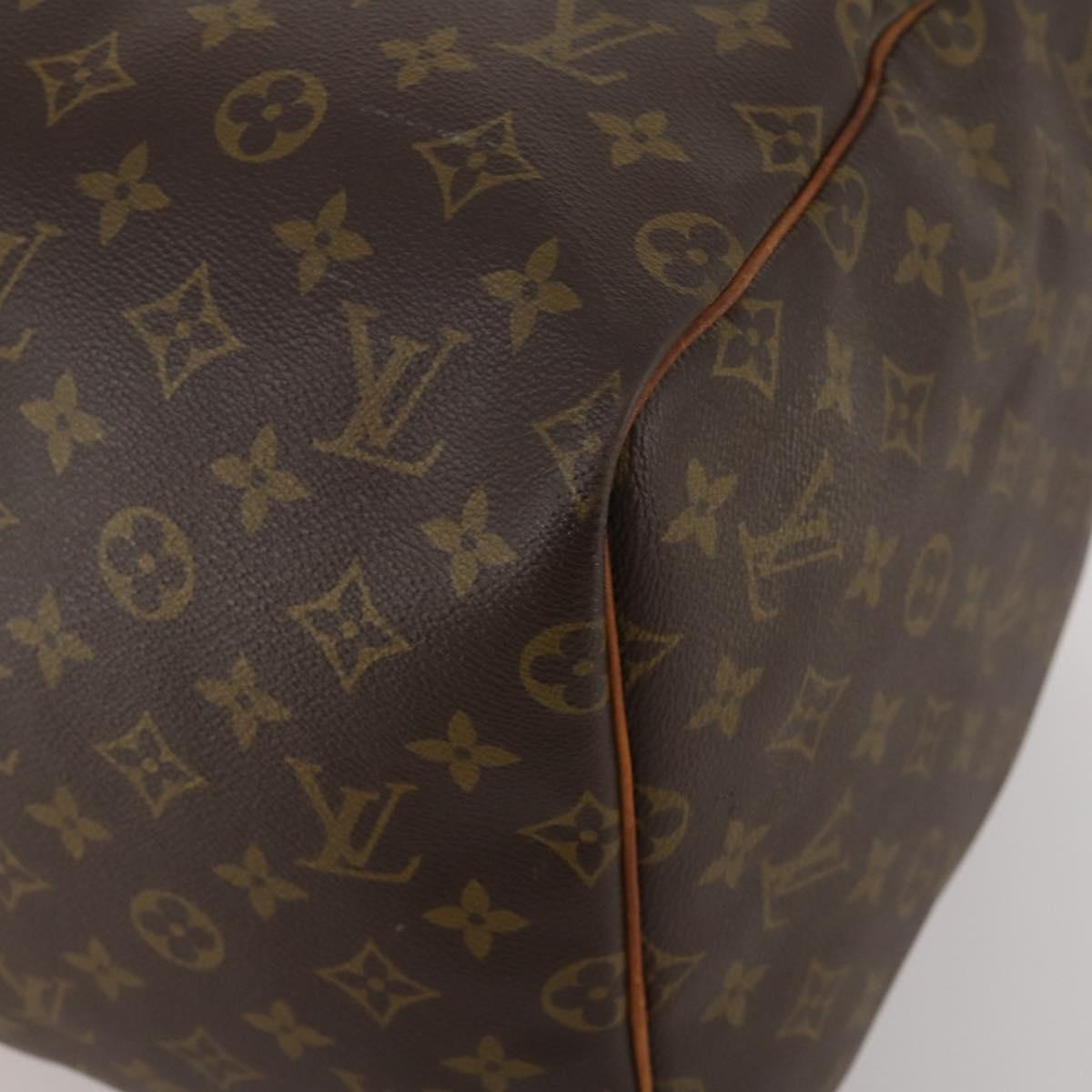 LOUIS VUITTON Monogram Keepall 55 Boston Bag M41424 LV Auth 191510