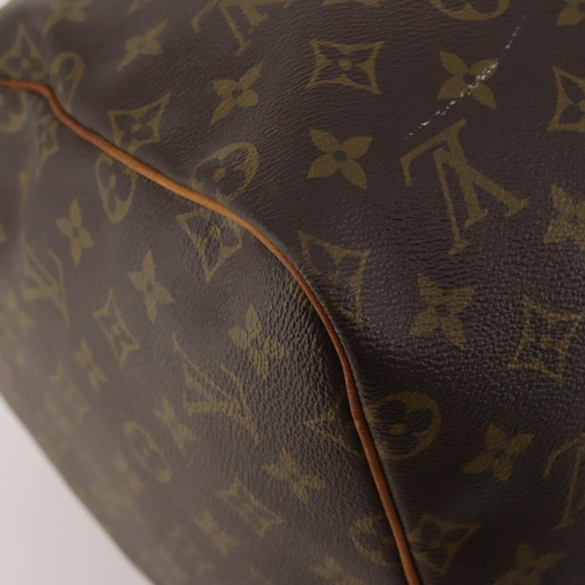 LOUIS VUITTON Monogram Keepall 55 Boston Bag M41424 LV Auth 191510