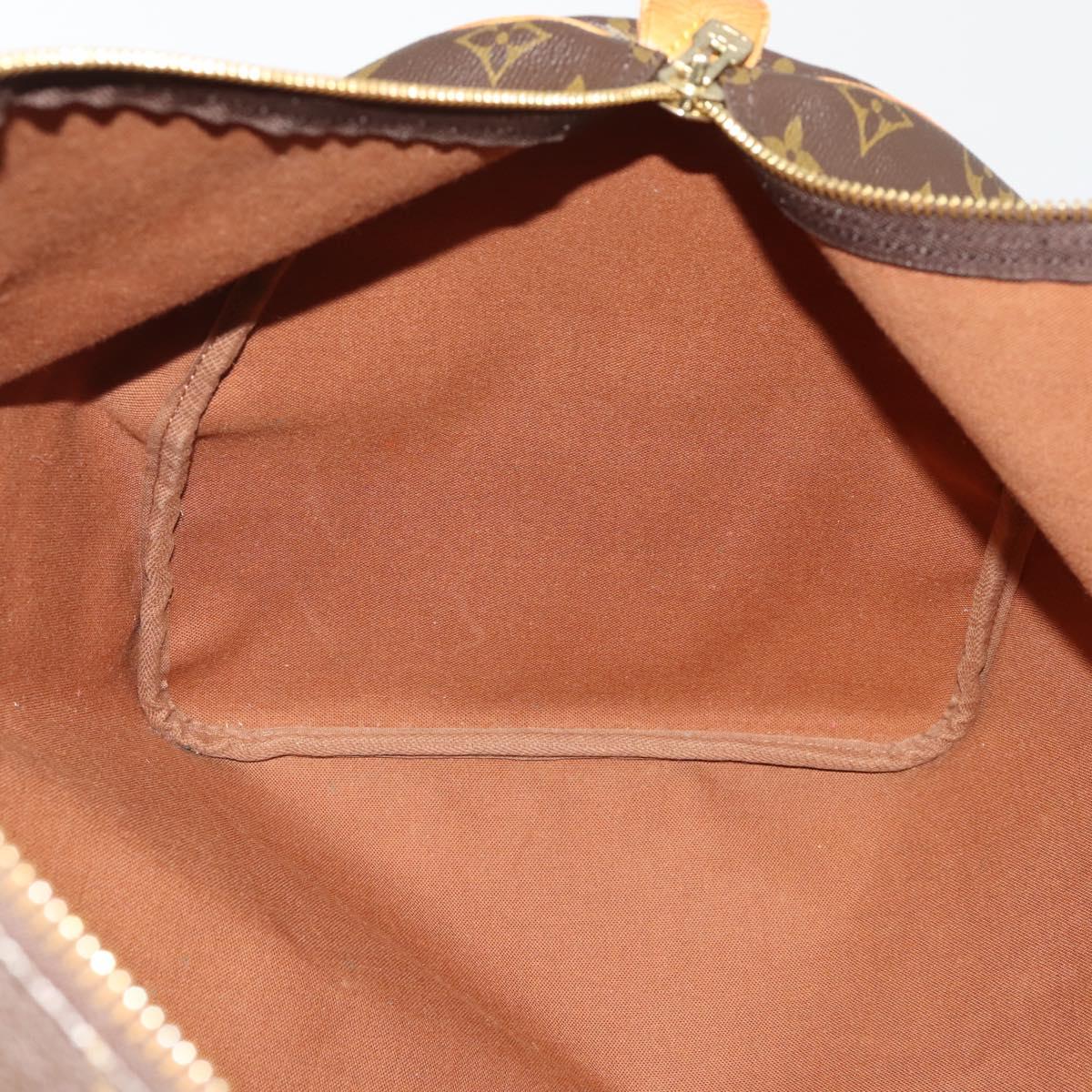 LOUIS VUITTON Monogram Keepall 55 Boston Bag M41424 LV Auth 191510