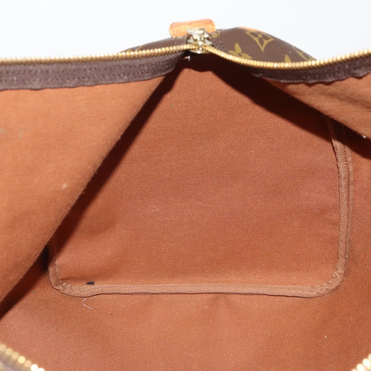 LOUIS VUITTON Monogram Keepall 55 Boston Bag M41424 LV Auth 191510
