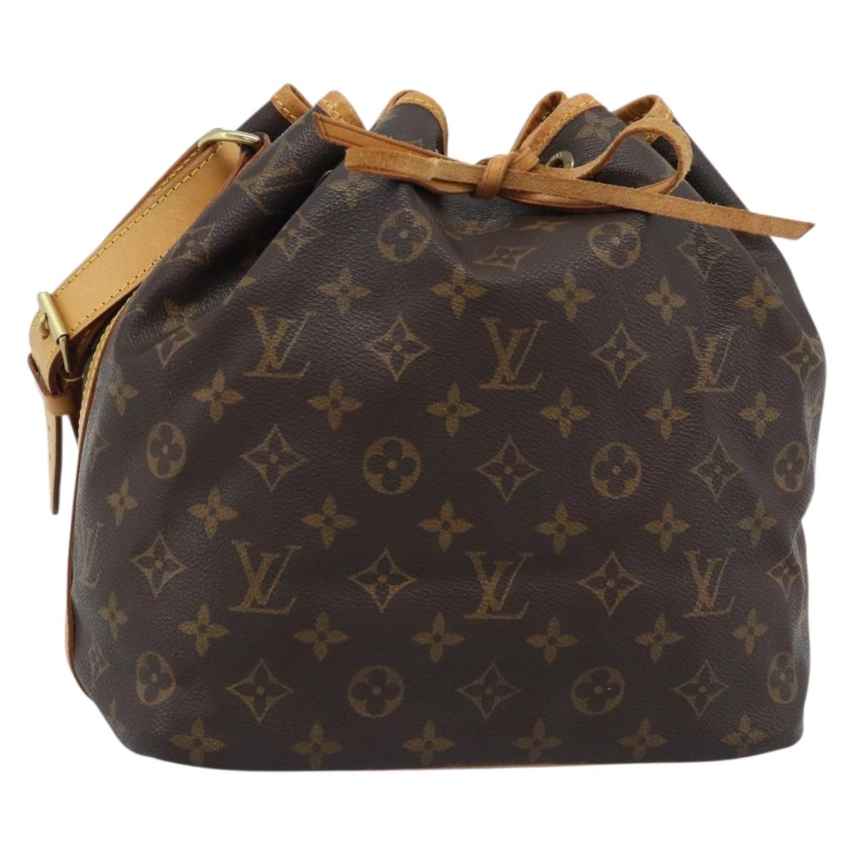 LOUIS VUITTON Monogram Petit Noe Shoulder Bag M42226 LV Auth 191511A