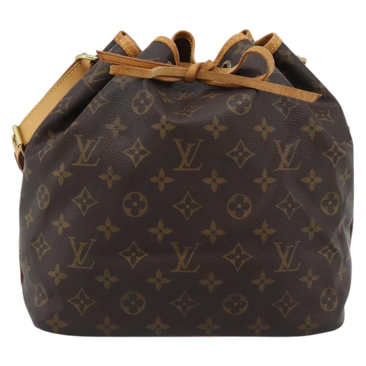LOUIS VUITTON Monogram Petit Noe Shoulder Bag M42226 LV Auth 191511A