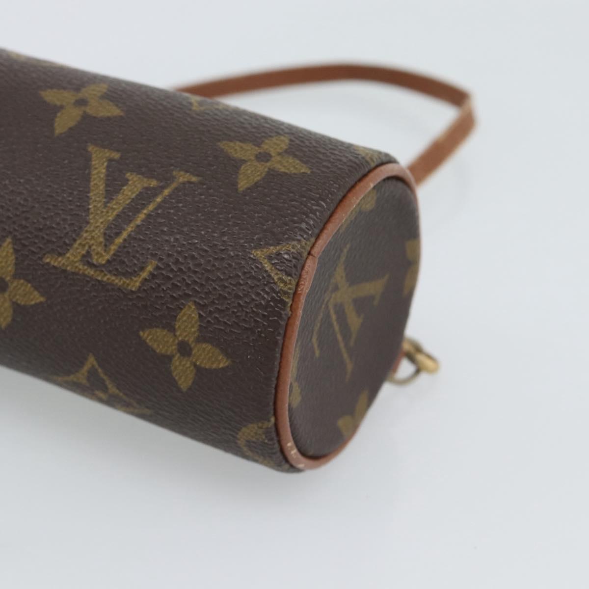 LOUIS VUITTON Monogram Papillon Pouch LV Auth 191513