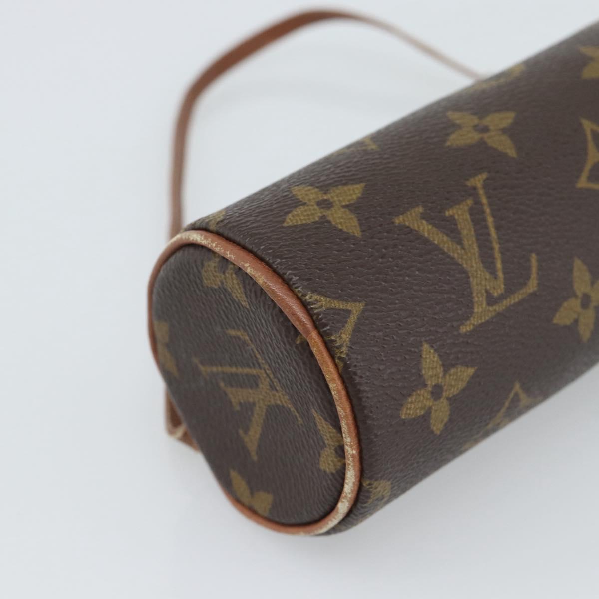 LOUIS VUITTON Monogram Papillon Pouch LV Auth 191513